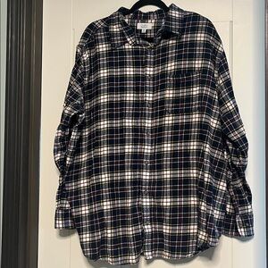 Croft & Barrow Flannel Plaid Shirt